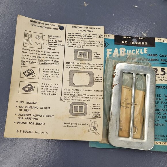 Vintage Buckle Kits & Seam Binding Lot Of 18 Pcs - Picture 6 of 9